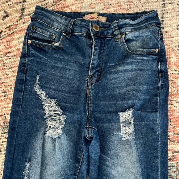 Elite Jeans Super Stretch Medium Wash Size 5 - Picture 1 of 6
